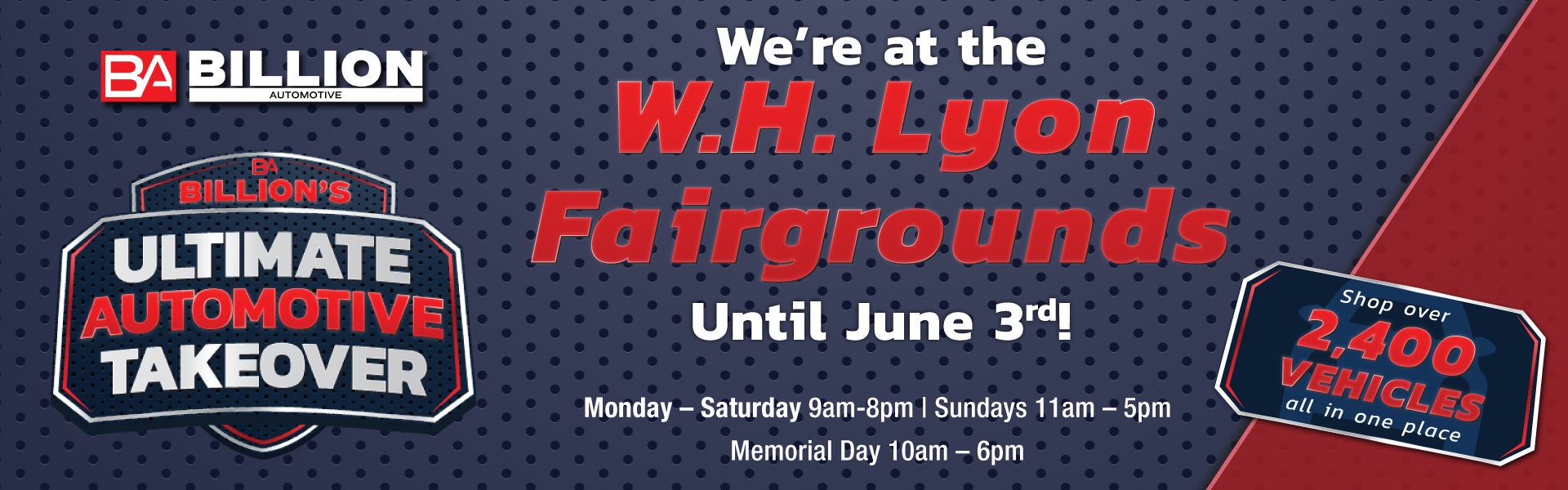 FAIRGROUNDS SALE
