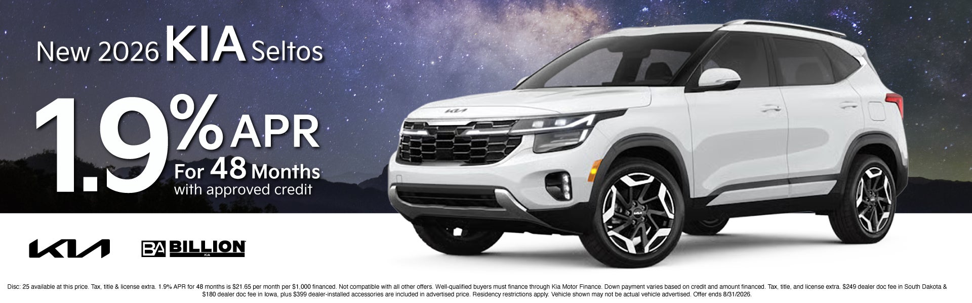 NEW 2026 KIA SELTOS