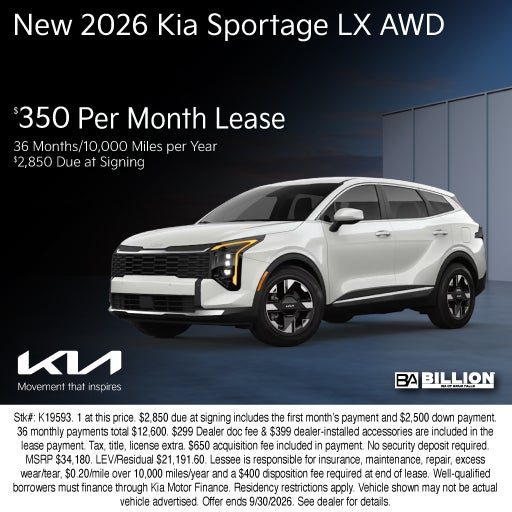 NEW 2026 KIA SPORTAGE LX