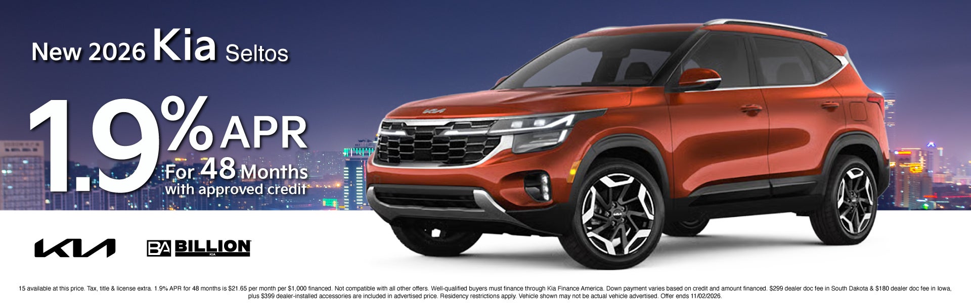 NEW 2026 KIA SELTOS