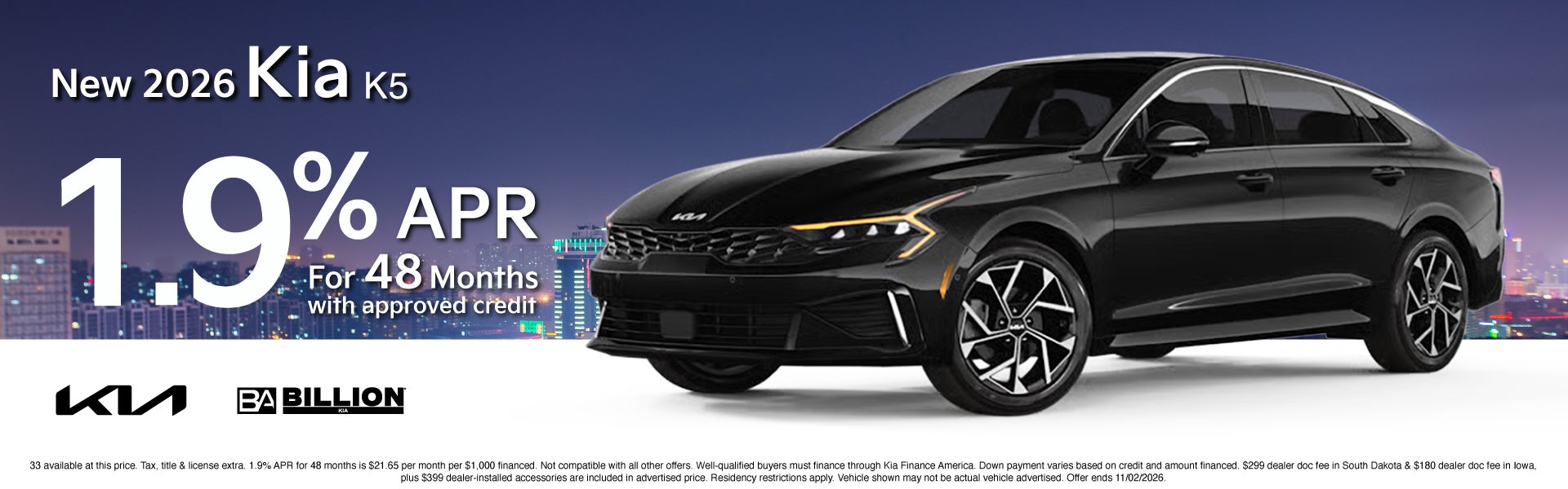 NEW 2026 KIA K5