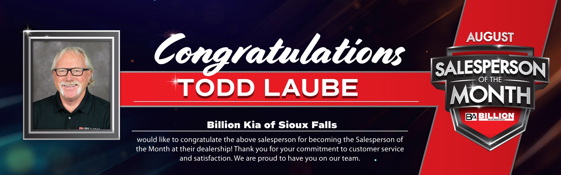 SALESPERSON OF THE MONTH